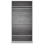 Armario de madera contrachapada gris Sonoma 100x50x200 cm de vidaXL, Armarios roperos - Ref: Foro24-826615, Precio: 187,67 €,...