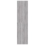 Armario de madera contrachapada gris Sonoma 100x50x200 cm de vidaXL, Armarios roperos - Ref: Foro24-826615, Precio: 187,67 €,...