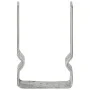 Fence anchors 6 units galvanized steel silver 9x6x15 cm by vidaXL, Spikes for anchoring in the ground - Ref: Foro24-145333, P...