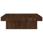 Mesa de centro de madera contrachapada roble marrón 90x90x28 cm de vidaXL, Mesas de centro - Ref: Foro24-826637, Precio: 81,7...