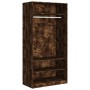 Armario madera contrachapada color roble ahumado 100x50x200 cm de vidaXL, Armarios roperos - Ref: Foro24-826614, Precio: 182,...