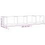 Estante de pared para CD madera contrachapada gris 100x18x18 cm de vidaXL, Estantes y estanterías - Ref: Foro24-826618, Preci...
