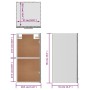 Armario colgante madera ingeniería gris sonoma 29,5x31x60 cm de vidaXL, Armarios de cocina - Ref: Foro24-826621, Precio: 41,9...