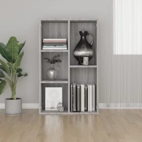 Estantería/Aparador madera contrachapada gris Sonoma 50x25x80cm de vidaXL, Librerías y estanterías - Ref: Foro24-826612, Prec...