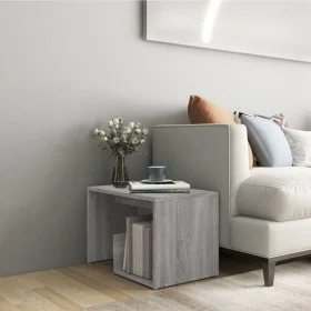 Mesa auxiliar madera contrachapada gris Sonoma 59x36x38 cm de vidaXL, Mesas auxiliares - Ref: Foro24-826633, Precio: 34,33 €,...