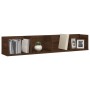 Estante de pared para CD madera color roble marrón 100x18x18 cm de vidaXL, Estantes y estanterías - Ref: Foro24-826619, Preci...