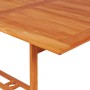 Comedor de jardín 9 piezas con cojines madera maciza de teca en Conjuntos de jardín | Comprar online en Foru.es