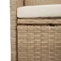 Set comedor de jardín 7 pzas con cojines ratán sintético beige de vidaXL, Conjuntos de jardín - Ref: Foro24-3157563, Precio: ...