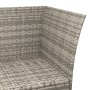 Set de muebles de jardín 4 pzas y cojines ratán sintético gris de vidaXL, Conjuntos de jardín - Ref: Foro24-319691, Precio: 3...