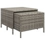 Set de muebles de jardín 3 pzas y cojines ratán sintético gris de vidaXL, Conjuntos de jardín - Ref: Foro24-319693, Precio: 3...