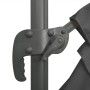 Sombrilla voladiza con LED gris antracita 400x300 cm de vidaXL, Sombrillas - Ref: Foro24-319929, Precio: 255,47 €, Descuento: %