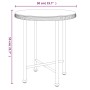 Juego de comedor de jardín 3 piezas ratán sintético de vidaXL, Conjuntos de jardín - Ref: Foro24-3157829, Precio: 171,41 €, D...
