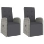 Juego muebles jardín 3 pzas madera acacia ratán sintético gris de vidaXL, Conjuntos de jardín - Ref: Foro24-3157656, Precio: ...
