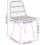 Juego de comedor de jardín 3 piezas ratán sintético de vidaXL, Conjuntos de jardín - Ref: Foro24-3157831, Precio: 178,20 €, D...