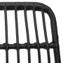 Juego de comedor de jardín 5 piezas ratán sintético negro de vidaXL, Conjuntos de jardín - Ref: Foro24-3157844, Precio: 334,1...