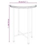 Juego de comedor de jardín 3 piezas ratán sintético de vidaXL, Conjuntos de jardín - Ref: Foro24-3157835, Precio: 188,82 €, D...