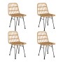 Juego de comedor de jardín 5 piezas ratán sintético de vidaXL, Conjuntos de jardín - Ref: Foro24-3157843, Precio: 378,22 €, D...