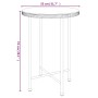 Juego de comedor de jardín 5 piezas ratán sintético negro de vidaXL, Conjuntos de jardín - Ref: Foro24-3157840, Precio: 303,2...