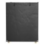 Fundas para banco balancín 2 uds 8 ojales PE 125x90x135/165cm de vidaXL, Fundas para muebles de jardín - Ref: Foro24-3155381,...