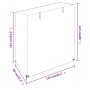 Fundas para banco balancín 2 uds 8 ojales PE 125x90x135/165cm de vidaXL, Fundas para muebles de jardín - Ref: Foro24-3155381,...