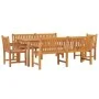 Juego de comedor para jardín 5 piezas madera maciza de teca by vidaXL, Garden sets - Ref: Foro24-3157173, Price: 1,00 €, Disc...