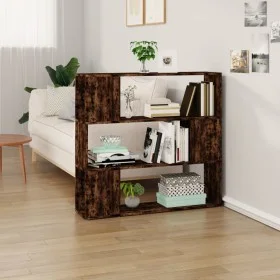 Estantería/divisor de espacios roble ahumado 100x24x94 cm de vidaXL, Librerías y estanterías - Ref: Foro24-826647, Precio: 56...