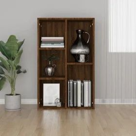 Brown oak plywood shelf/sideboard 50x25x80 cm by vidaXL, Bookcases and shelves - Ref: Foro24-826613, Price: 44,42 €, Discount: %