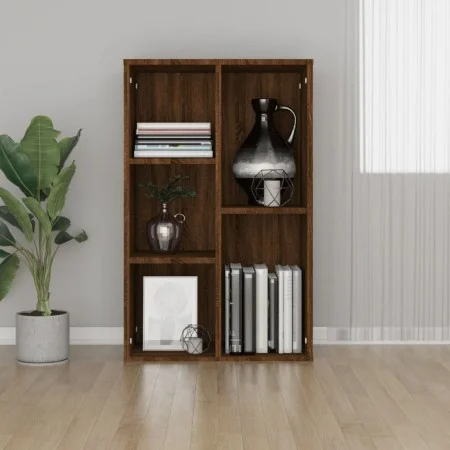 Brown oak plywood shelf/sideboard 50x25x80 cm by vidaXL, Bookcases and shelves - Ref: Foro24-826613, Price: 44,42 €, Discount: %