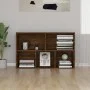 Brown oak plywood shelf/sideboard 50x25x80 cm by vidaXL, Bookcases and shelves - Ref: Foro24-826613, Price: 44,42 €, Discount: %