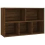 Brown oak plywood shelf/sideboard 50x25x80 cm by vidaXL, Bookcases and shelves - Ref: Foro24-826613, Price: 44,42 €, Discount: %