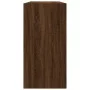 Brown oak plywood shelf/sideboard 50x25x80 cm by vidaXL, Bookcases and shelves - Ref: Foro24-826613, Price: 44,42 €, Discount: %