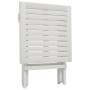 Tumbonas con mesa 2 uds madera maciza de acacia blanco de vidaXL, Tumbonas - Ref: Foro24-3155471, Precio: 351,94 €, Descuento: %