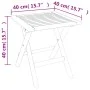 Sun loungers with table 2 pcs solid white acacia wood by vidaXL, Loungers - Ref: Foro24-3155471, Price: 339,11 €, Discount: %