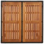Set de muebles jardín 5 pzas con cojines ratán sintético negro de vidaXL, Conjuntos de jardín - Ref: Foro24-3185075, Precio: ...