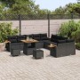 Conjunto de sofá de jardín con cojín 13 pcs Negro en Sofás de exterior | Comprar online en Foru.es