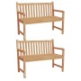 Juego de comedor para jardín 5 piezas madera maciza de teca de vidaXL, Conjuntos de jardín - Ref: Foro24-3157155, Precio: 805...