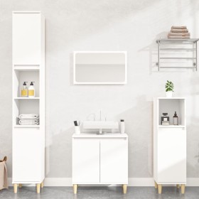 Juego de muebles de baño 3 pzas madera contrachapada blanco de vidaXL, Muebles de baño - Ref: Foro24-3185581, Precio: 181,60 ...