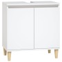 Juego de muebles de baño 3 pzas madera contrachapada blanco de vidaXL, Muebles de baño - Ref: Foro24-3185581, Precio: 181,60 ...