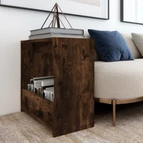 Smoked oak plywood side table 50x26x50 cm by vidaXL, Side tables - Ref: Foro24-826629, Price: 30,43 €, Discount: %