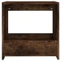 Mesa auxiliar madera contrachapada roble ahumado 50x26x50 cm de vidaXL, Mesas auxiliares - Ref: Foro24-826629, Precio: 30,43 ...