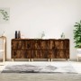 Aparadores 3 uds madera contrachapada roble ahumado 60x35x70 cm de vidaXL, Aparadores - Ref: Foro24-3185772, Precio: 170,74 €...