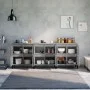 Aparadores 3 uds madera contrachapada gris hormigón 60x35x70 cm de vidaXL, Aparadores - Ref: Foro24-3185779, Precio: 201,43 €...