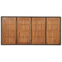 Set de comedor de jardín 7 pzas y cojines ratán sintético negro de vidaXL, Conjuntos de jardín - Ref: Foro24-3157967, Precio:...