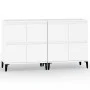 Aparadores 2 uds madera contrachapada blanco 60x35x70 cm de vidaXL, Aparadores - Ref: Foro24-3185759, Precio: 125,37 €, Descu...