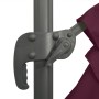 Sombrilla voladiza con LEDs rojo burdeos 400x300 cm de vidaXL, Sombrillas - Ref: Foro24-319933, Precio: 258,35 €, Descuento: %