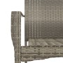 Set comedor jardín 7 pzas y cojines ratán sintético gris de vidaXL, Conjuntos de jardín - Ref: Foro24-3184984, Precio: 483,46...