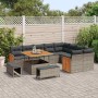 Conjunto de sofá de jardín 12 pcs Gris 100 x 100 x 71 cm en Sofás de exterior | Comprar online en Foru.es