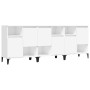 Aparadores 3 uds madera contrachapada blanco 60x35x70 cm de vidaXL, Aparadores - Ref: Foro24-3185743, Precio: 171,00 €, Descu...