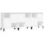 Aparadores 3 uds madera contrachapada blanco 60x35x70 cm de vidaXL, Aparadores - Ref: Foro24-3185743, Precio: 168,89 €, Descu...
