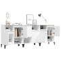 Aparadores 3 uds madera contrachapada blanco 60x35x70 cm de vidaXL, Aparadores - Ref: Foro24-3185743, Precio: 171,00 €, Descu...